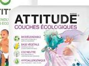 Attitude Vente privée couches lingettes