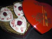 Coeurs rose fondants moussants pour bain