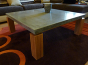 notoriété récente mobilier béton ciré grâce table design