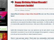 Résultats concours Urban Wasabi