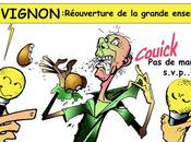 DESSIN PRESSE: "fast-food" d'Avignon, mange, remange
