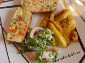 Cake mortadelle légumes escalopes lanières