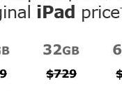 prix l’iPad commence chuter