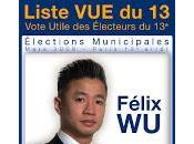 Félix candidat chinois pour Mairie 13ème arr.