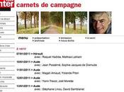 Carnets campagne france inter, jeudi 13/01/2011 12h30 12h45.