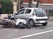 Accident Barbusse vers 14h15.