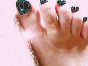 Test:OPI Black Shatter-Et l'essayait pieds?