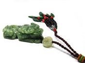 Nouvelle amulette jade vert