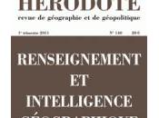 Hérodote, Renseignement intelligence géographique