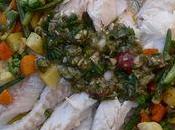 Filet merlu sauce vierge