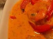 Crevettes curry rouge