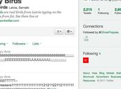 Twitter n’est réservé genre humain. oiseaux aussi choses dire