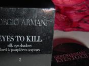 Step step avec l’Eyes kill intense shadow Giorgio Armani