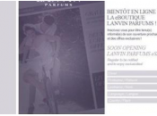 Lanvin parfums ligne