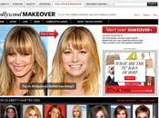 Hollywood Hair Virtual Makeover site nous fait changer coiffure