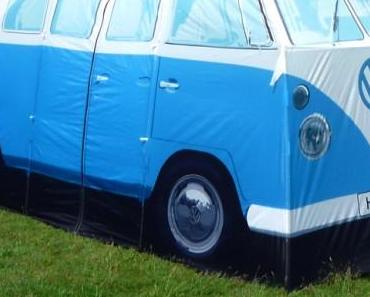 Une tente en forme de van VW