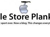 Planking Apple Store font planche