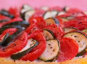 Tarte tomates courgettes croute