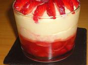 Mousse l'amande compotee fraises