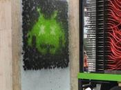 lanceur paintball canons pour peindre Space Invaders