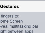 gestures multi-touch pour iPad sous