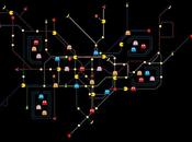 plan métro londonien façon Pac-man