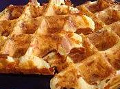 Gaufres salées saumon fumé