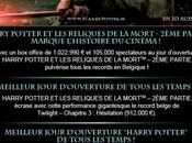 Harry Potter casse tous records Belgique