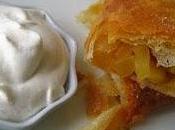 Feuiiles brick pommes, chantilly cannelle