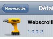 Webscrollian Augmenter vitesse défilement dans pages