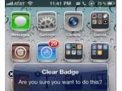 Nouveau Tweak Badge Clear Efface pastilles notifications