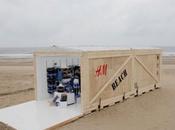 containers amènent marques préférées plage dans