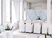 loft très zen, entièrement décoré camaïeux blancs