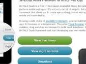 FrameWork HTML5 pour sites mobiles