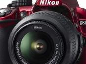 L’appareil photo numérique reflex Nikon D3100 s’habille rouge