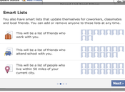 Facebook commencé tester Auto-Groupement amis dans Smart Lists