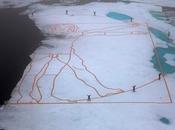 L’homme Vitruve symbole disparition banquise