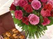 Fleurs chocolats, cadeau