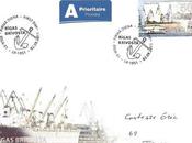 Port Riga nouveau timbre letton