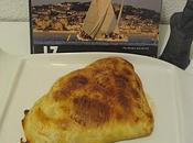 Plat: Chausson Crousti-Fondant Jambon Sec, Mozza, Pommes terre Courgettes