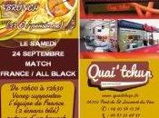 BRUNCH RUGBY Match "France/ Black Samedi septembre Quai'Tchup