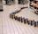 Cora Rennes fait buzz avec domino cascade géant