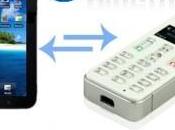 Mini Téléphone Bluetooth coupler avec votre smartphone tablette