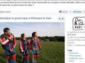 Plongez dans airs parachute