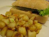 Plat: Burger Savoyard Pommes Terres sautées l'ail, basilic persil