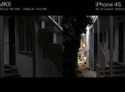 Comparer vidéos prises avec Canon iPhone