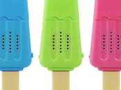 Haut-parleurs microphone forme glace