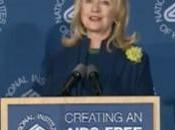 Hillary Clinton plaide pour génération sans SIDA National Institutes Health