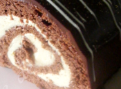 Gâteau roulé bûche) chocolat, Crème légère saveur pain d'épices