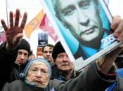 Russie Plus manifestants russes Moscou pour dénoncer fraude électorale Poutine.